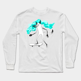 FOX SKATEBOARDER Long Sleeve T-Shirt